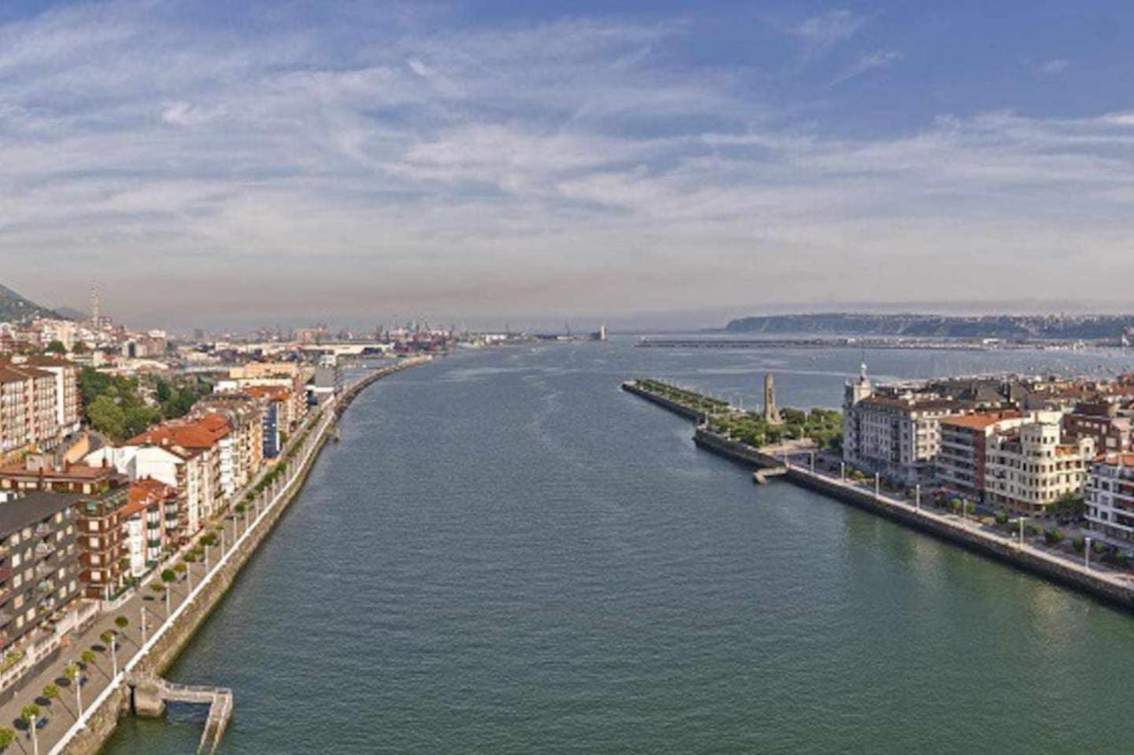 Atico Lujo Costa Vasca Bilbaoterraza Mar Jacuzi Apartment Santurtzi Exterior photo