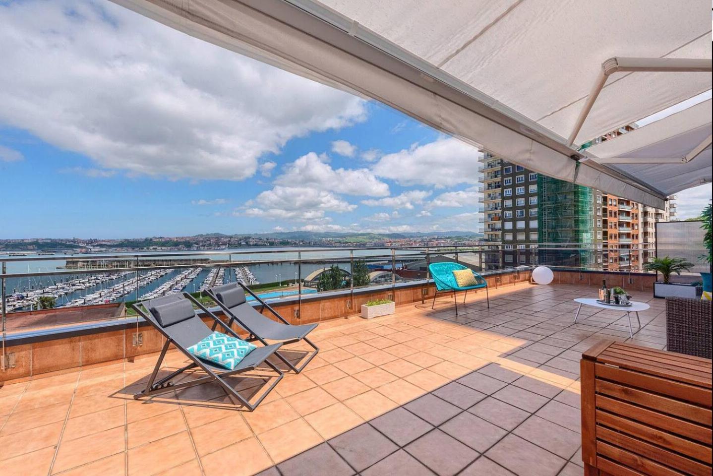 Atico Lujo Costa Vasca Bilbaoterraza Mar Jacuzi Apartment Santurtzi Exterior photo
