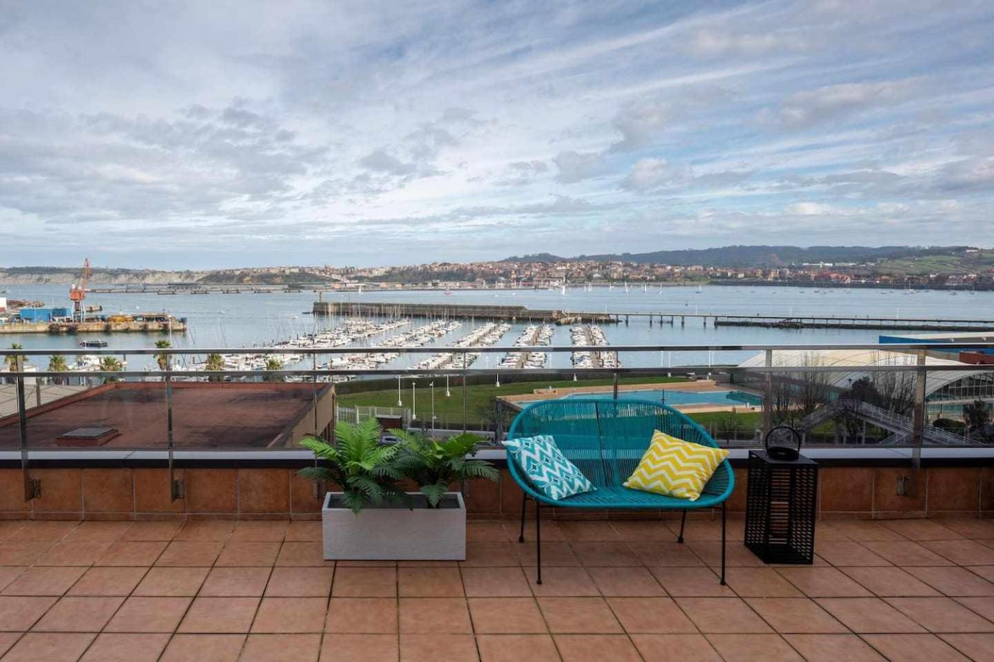 Atico Lujo Costa Vasca Bilbaoterraza Mar Jacuzi Apartment Santurtzi Exterior photo